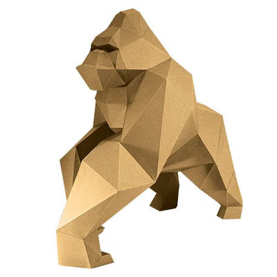 build-your-own-3-d-origami-gorilla-model-kit-limited-edition-completed-model