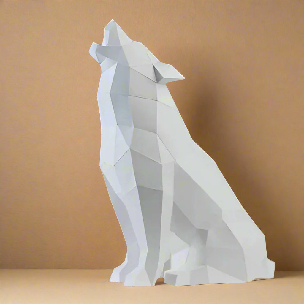 build-your-own-3-d-origami-wolf-lamp-model-kit-completed-model-white