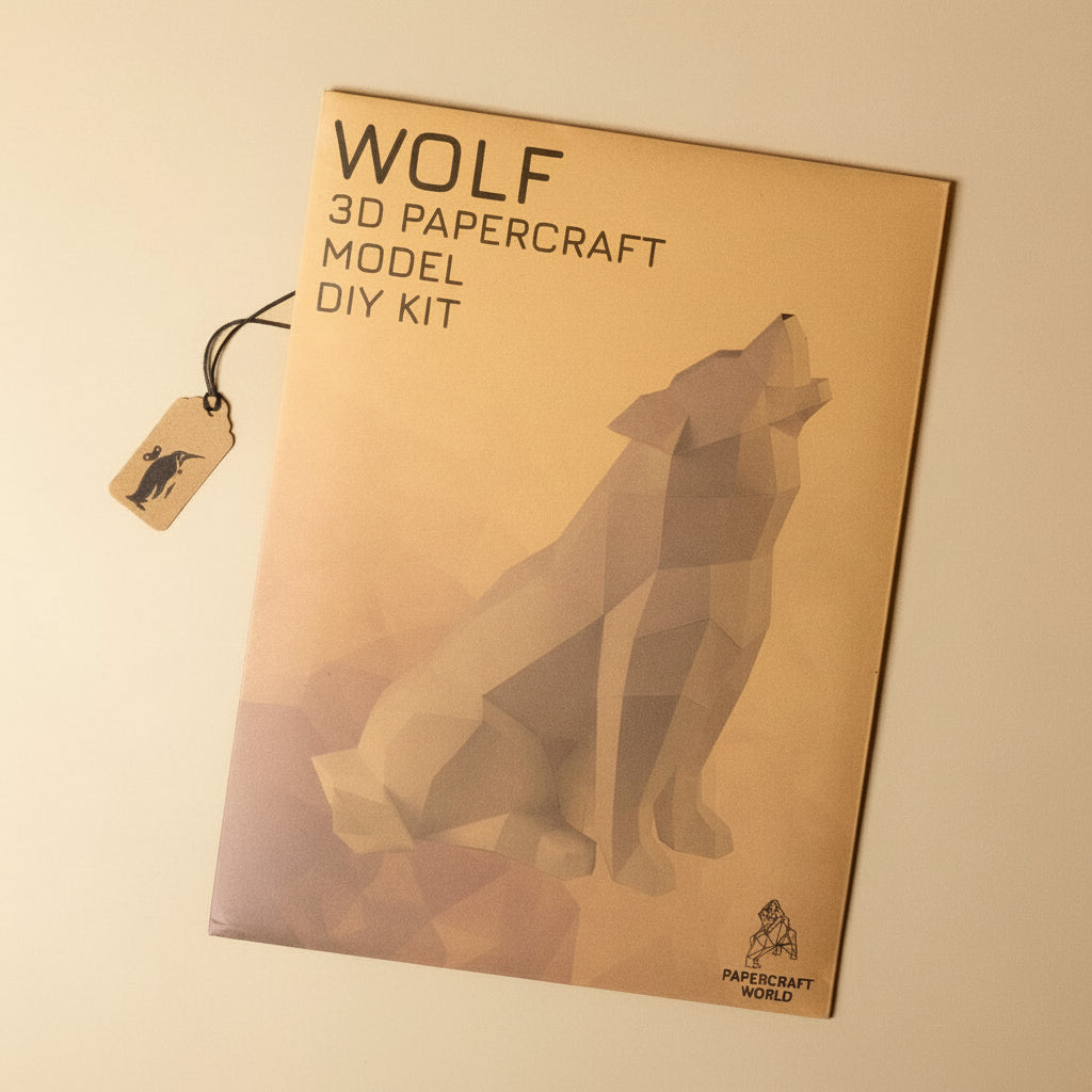 build-your-own-3-d-origami-wolf-lamp-model-kit