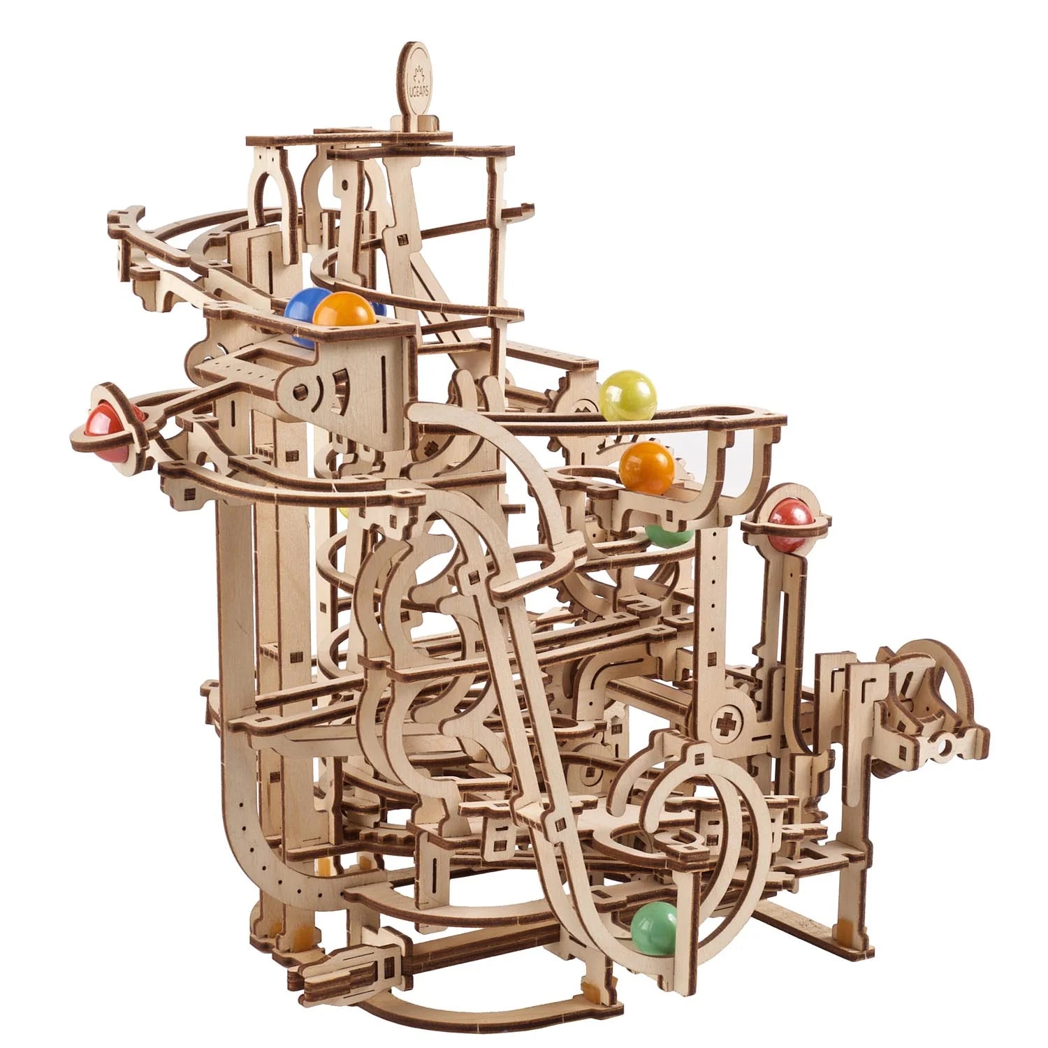 build-your-own-marble-run-spiral-hoist-finished-model