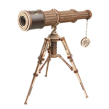 Load image into Gallery viewer, build-your-own-monocular-telescope-wooden-model-complete