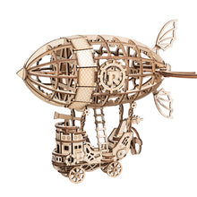 Load image into Gallery viewer, build-your-own-wooden-3-d-airship-model