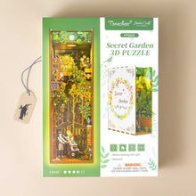 Load image into Gallery viewer, build-your-own-wooden-book-nook-secret-garden-box-with-finished-puzzle-nof-secret-garde