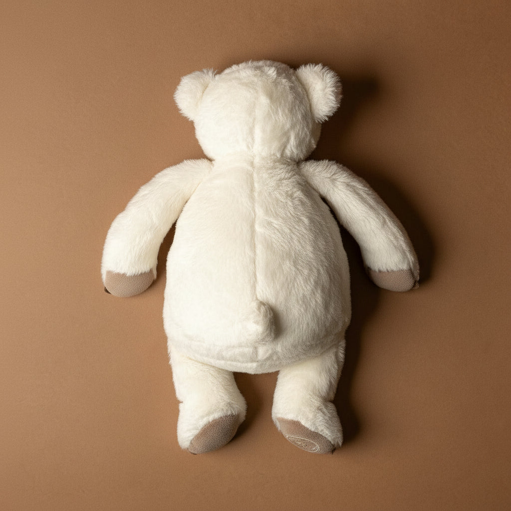 calinours-white-polar-bear-stuffed-animal-back-and-tail
