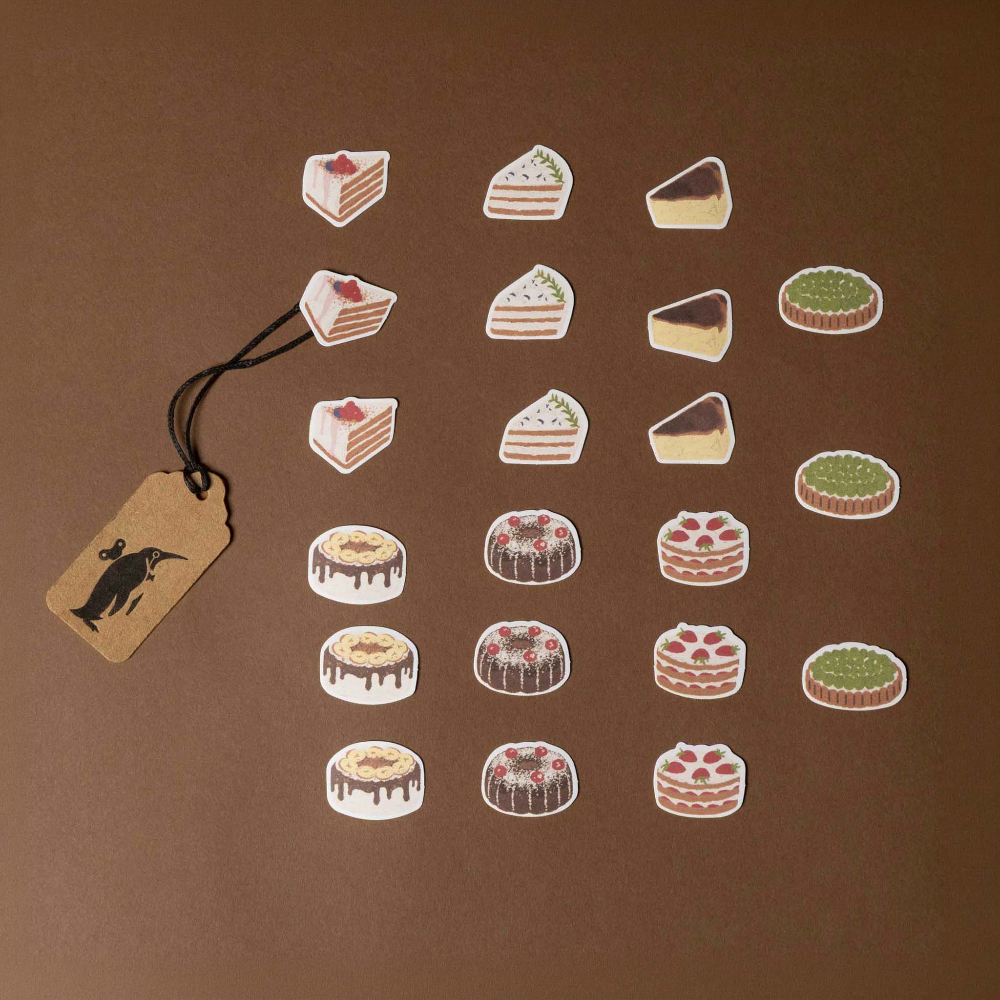 Cereal Sticker Set | Sweet Cakes