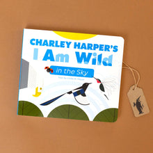 Load image into Gallery viewer, charley-harpers-i-am-wild-in-the-sky-board-book-cover-with-hummingbird-lady-bug-and-other-winged-creatures