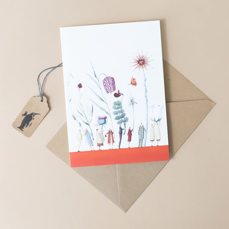 chelsea-row-group-of-people-holding-flowers-greeting-card