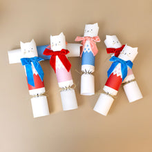 Load image into Gallery viewer, christmas-crackers-velvet-bow-kittens