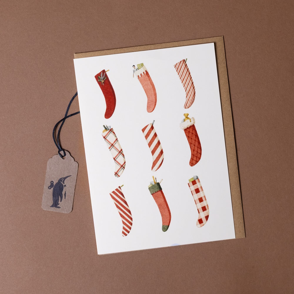 Christmas Stockings Greeting Card