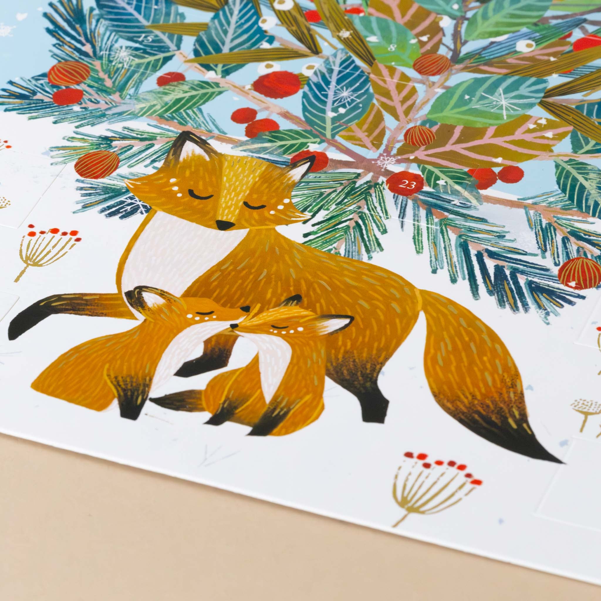 classic-advent-calendar-beneath-the-tree-foxes