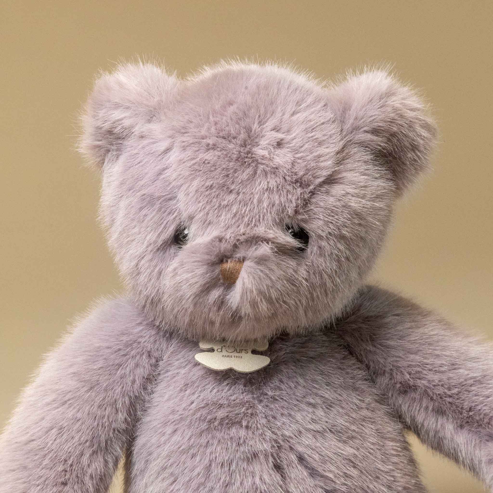 clementine-bear-gris-lavande-petit stuffed animal