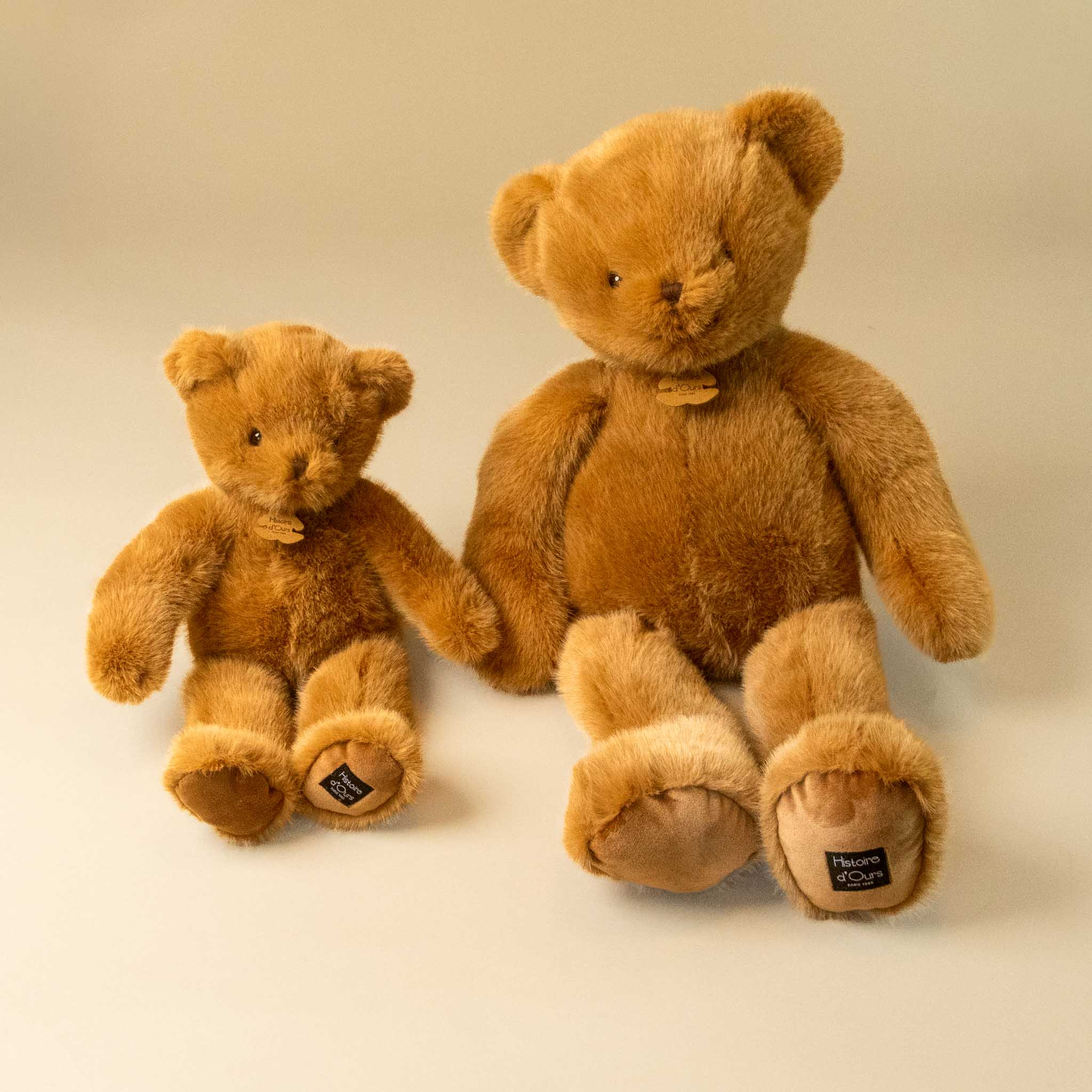 clementine-bear-prailine-grand and petit stuffed-animal