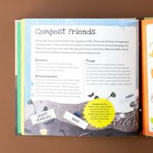 Load image into Gallery viewer, interior-page-on-compost-friends-with-illustration