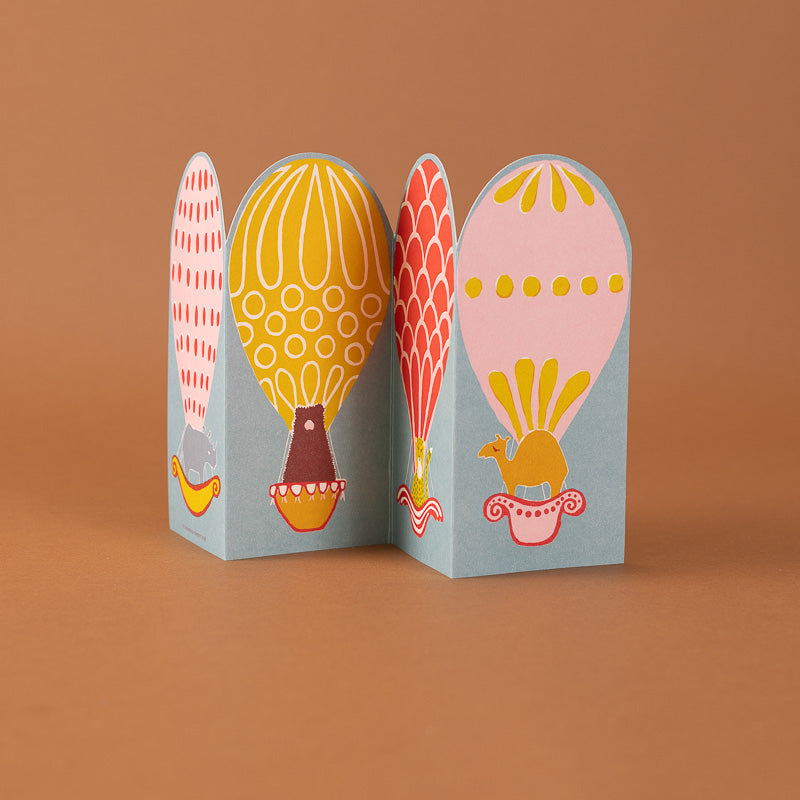 Concertina Greeting Card | Balloon Animals