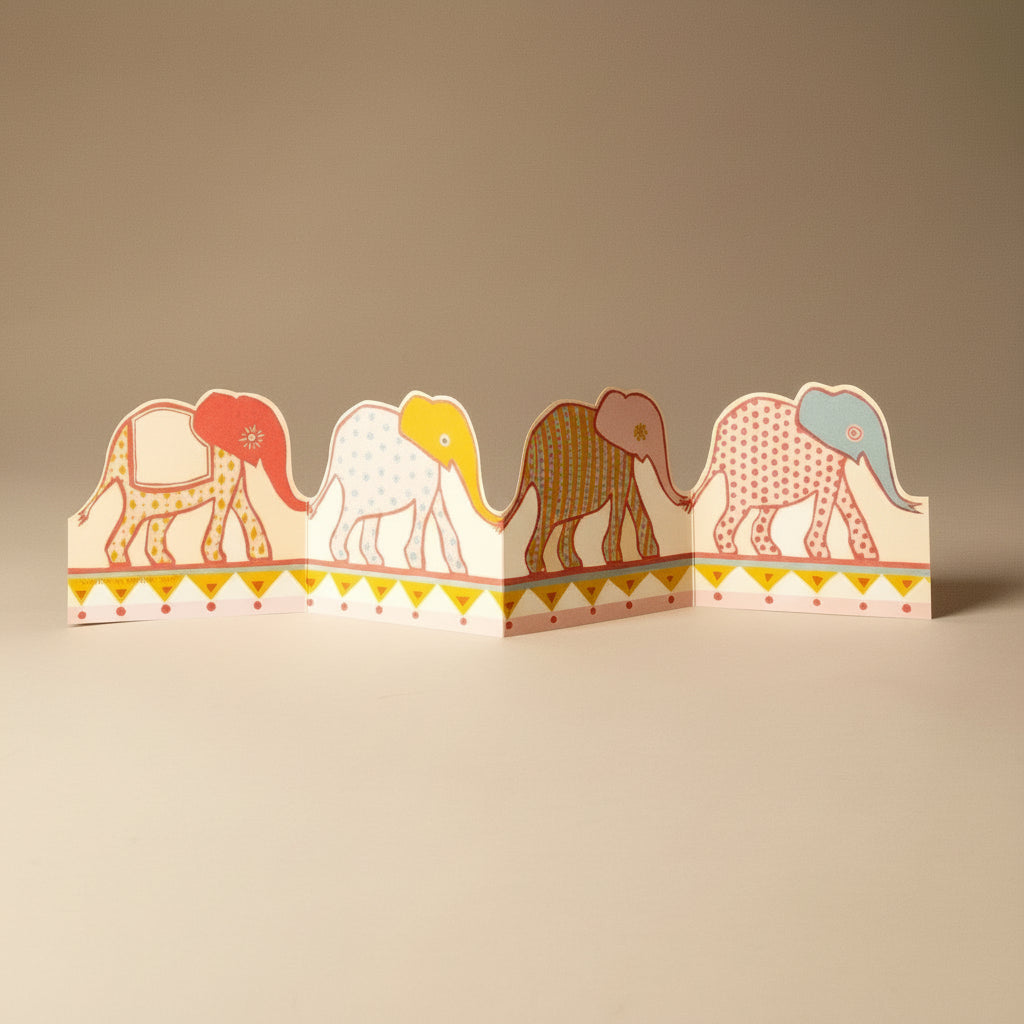 concertina-greeting-card--elephant-parade-unfolded-with-4-elephants
