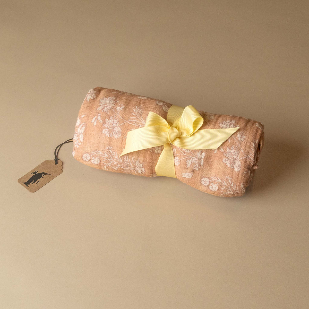 Cotton Muslin Swaddle | Rose Garden