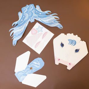 pieces-to-create-unicorn-head-with-blue-mane