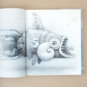 A monster-creature from Creature Paintings, Drawings, and Reflections Book by Shaun Tan