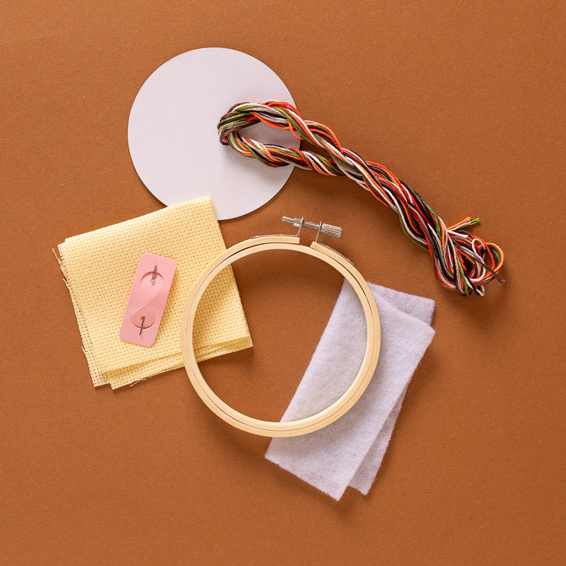 cross-stitch-kit-robin-berry components