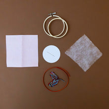 Load image into Gallery viewer, kit-includes-soft-pink-aid-cloth-hoop-batting-needle-thread-ribbon