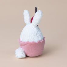 Load image into Gallery viewer, dainty-dessert-bunny-cupcake-stuffed-toy-with-cherry-on-top-with-cotton-tail