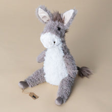 Load image into Gallery viewer, dario-donkey-grey-white-stuffed-animal