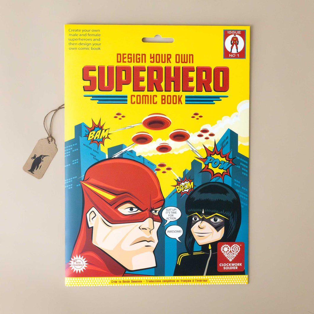 design-your-own-superhero-comic-book-cover-with-two-superheros-pow-bam-boom-and-spaceships