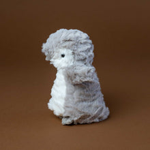 Load image into Gallery viewer, side-grey-white-ditzi-penguin-small-stuffed-animal