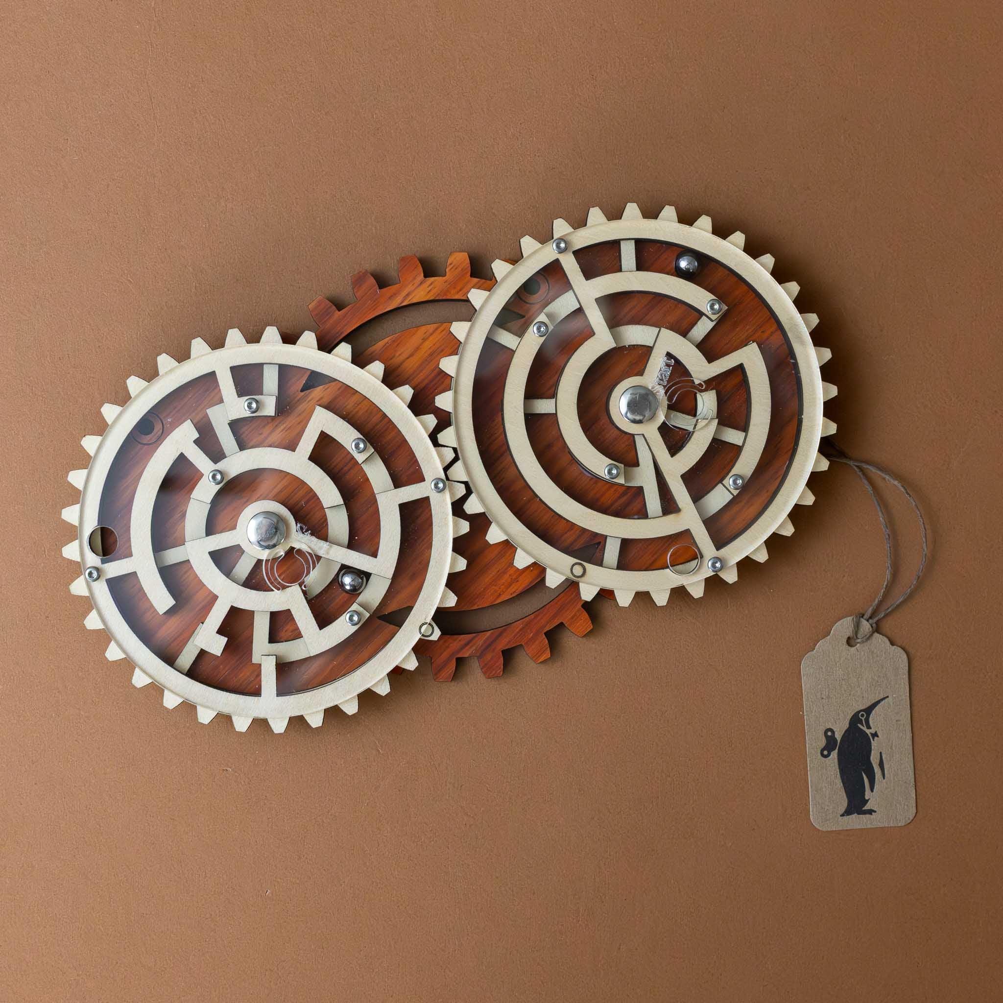 Wooden Double Labyrinth Puzzle