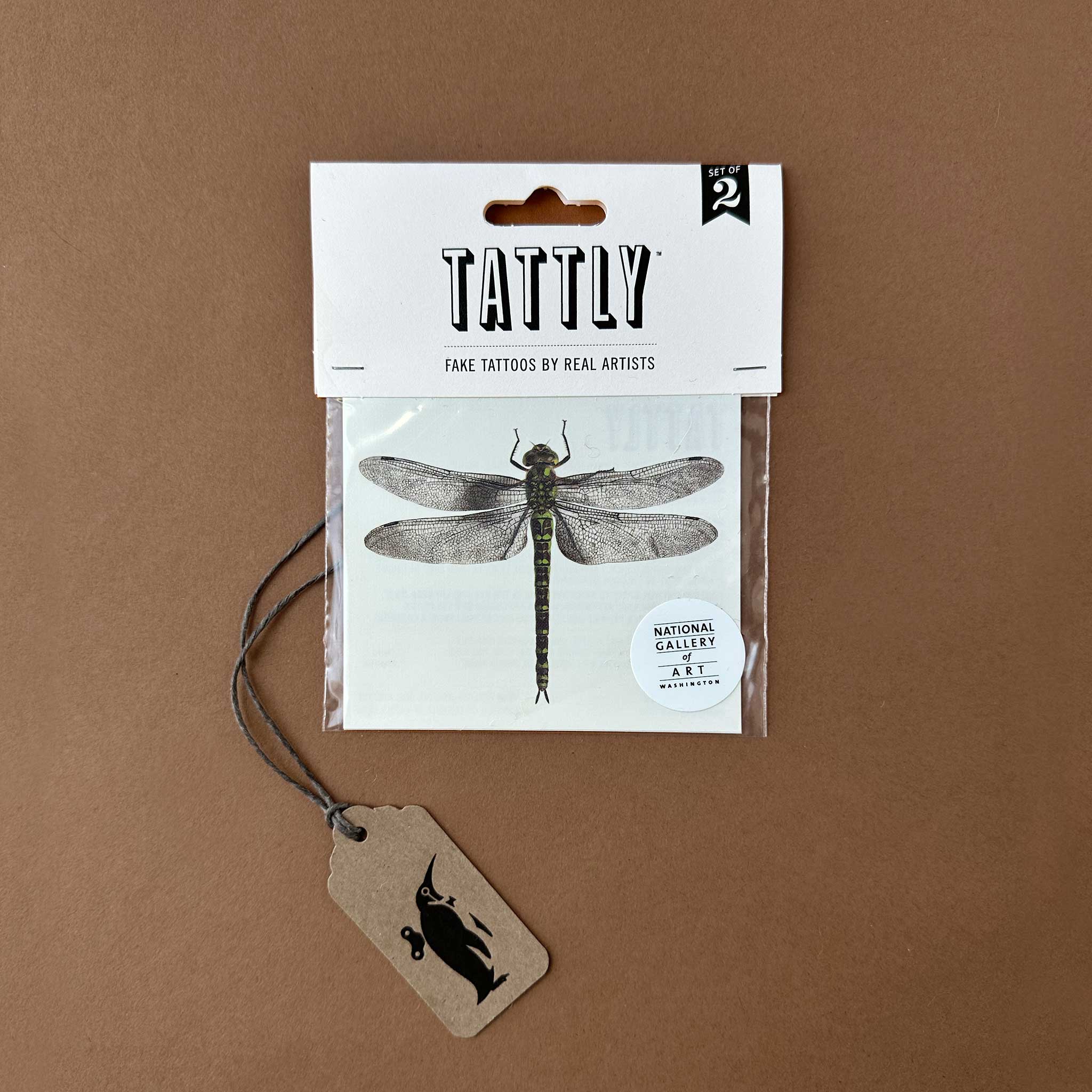 Dragonfly Temporary Tattoo Pair