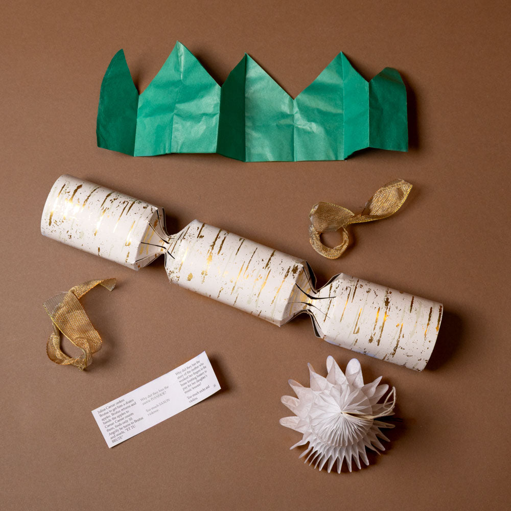 eco-friendly-christmas-crackers-golden--birch-party-hat-decoration-and-joke