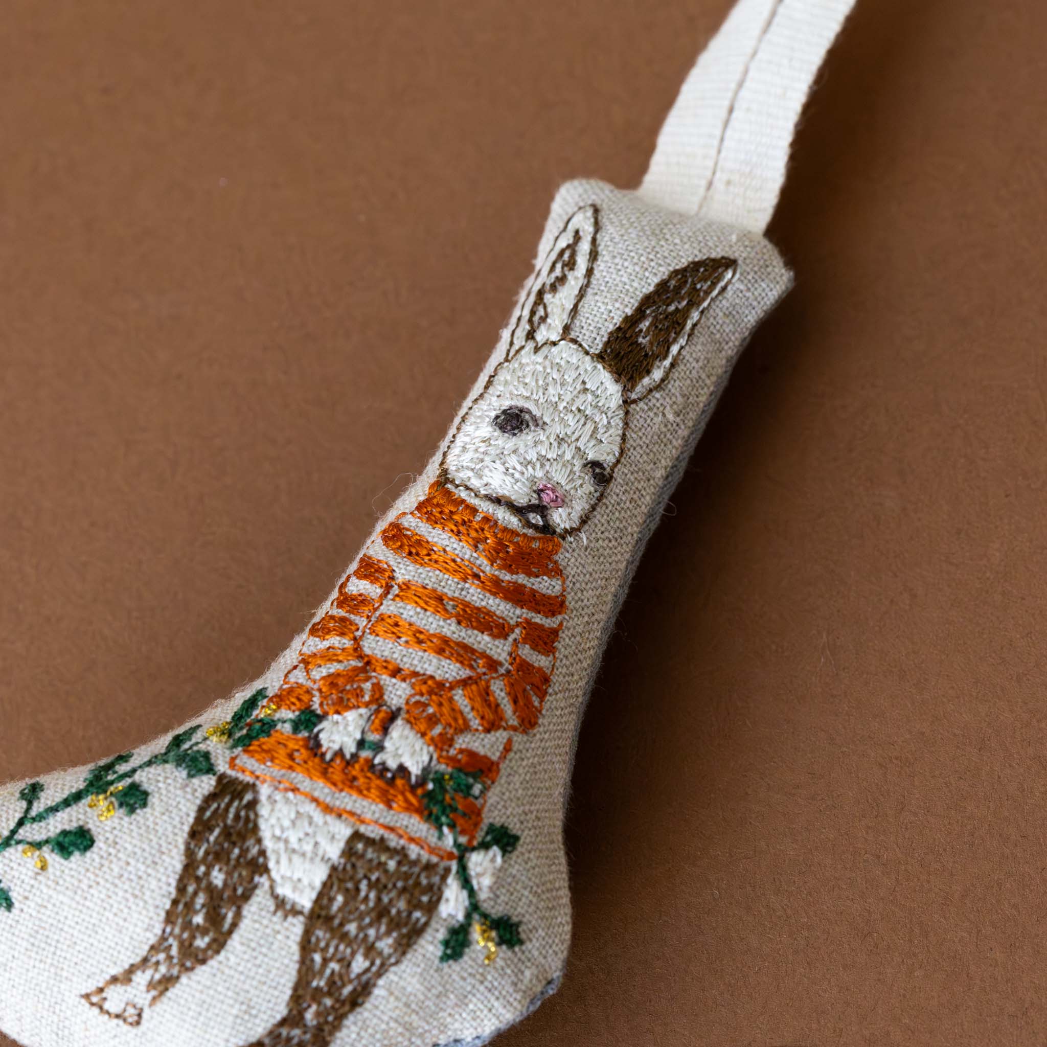 embroidered-ornament-hollied-bunny-in-striped-shirt