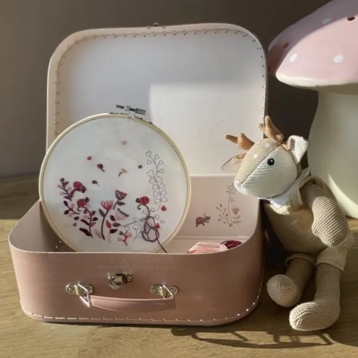 Embroidery Craft Kit | Ladybugs & Flowers