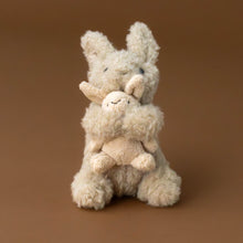 Load image into Gallery viewer, emile-and-baby-rabbit-tawny-brown-stuffed-animal-with-baby-in-his-arms