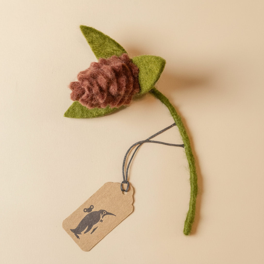 Felt Artichoke Stem | Rouge - Short