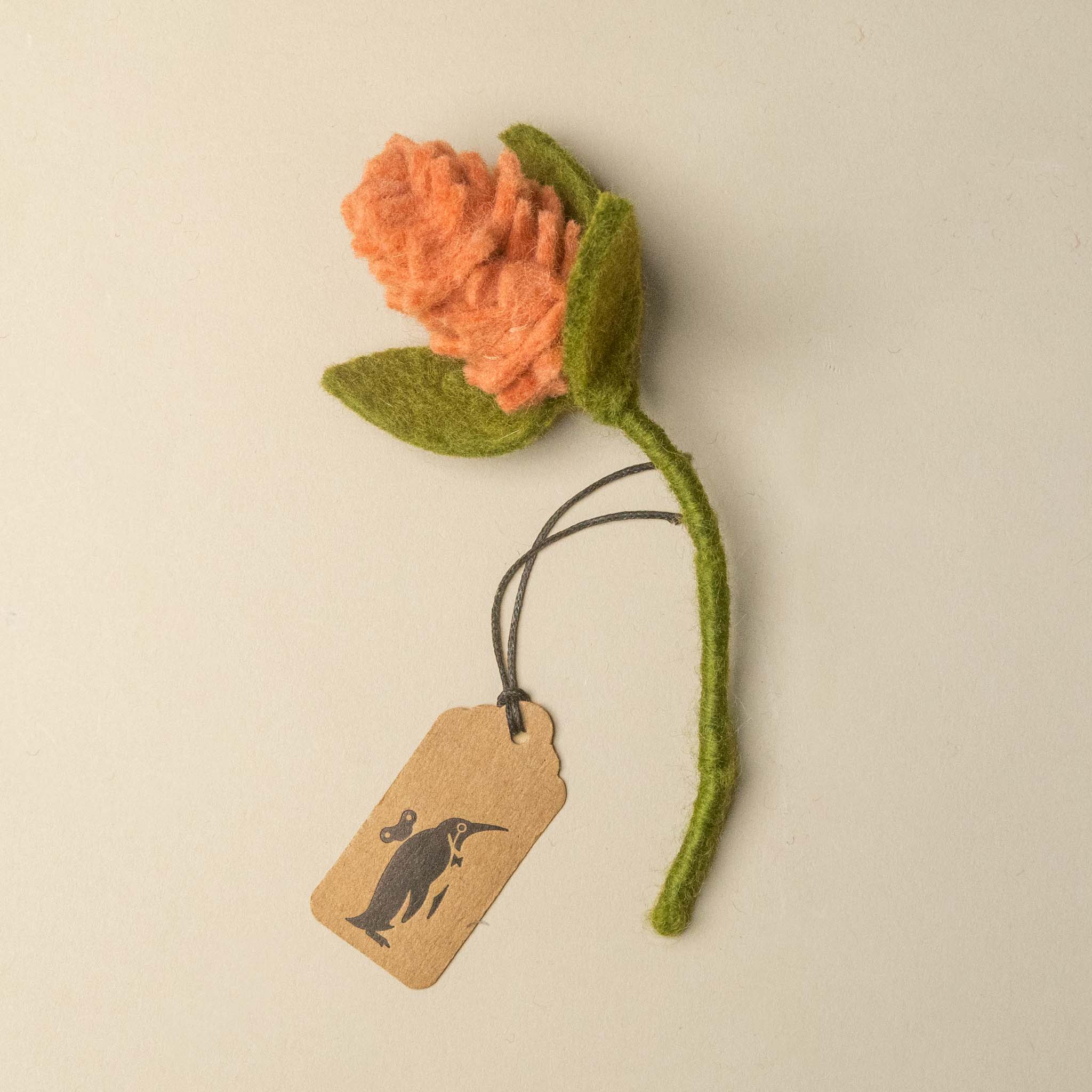 felt-artichoke-flower-stem-short-salmon