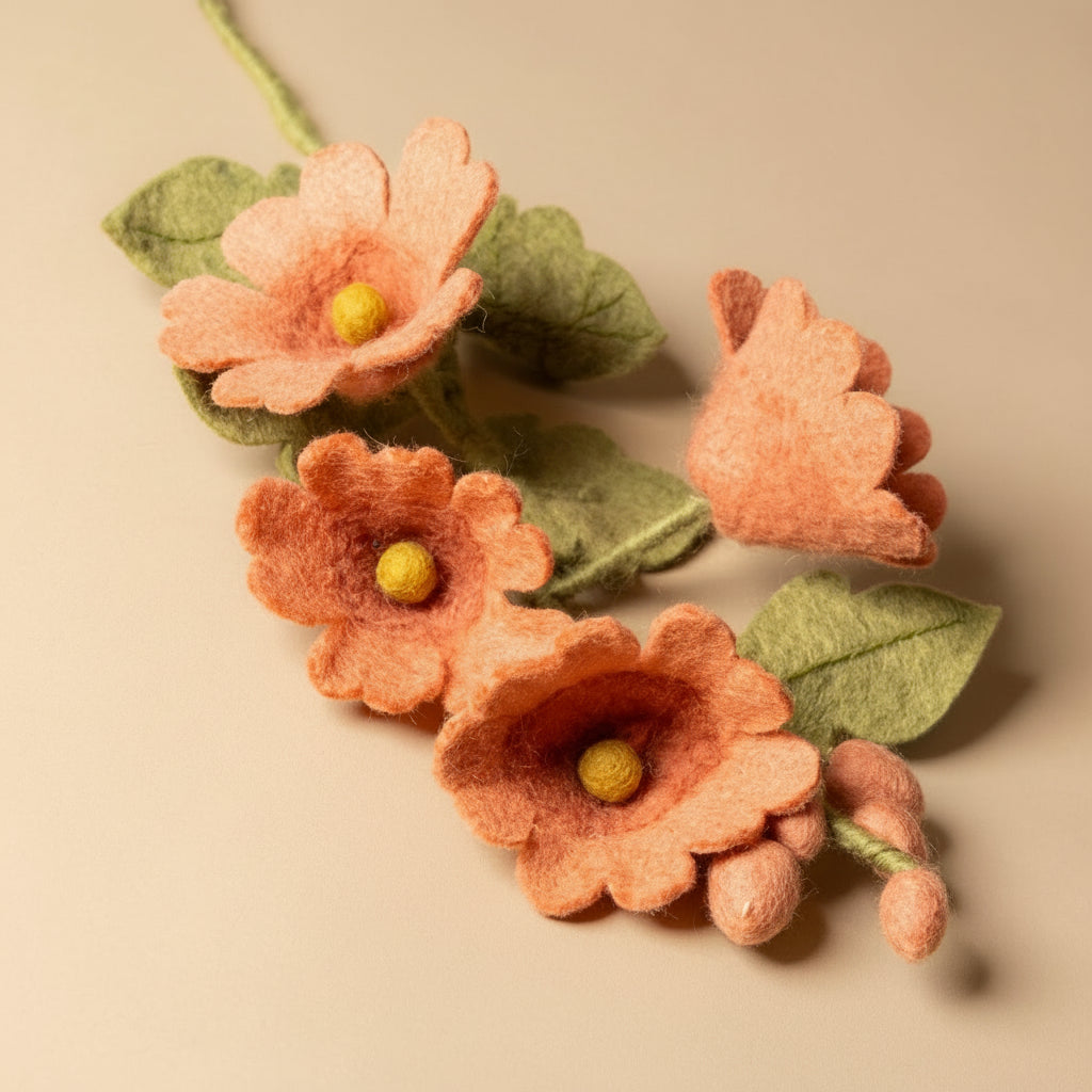 felt-hollyhock-branch-salmon