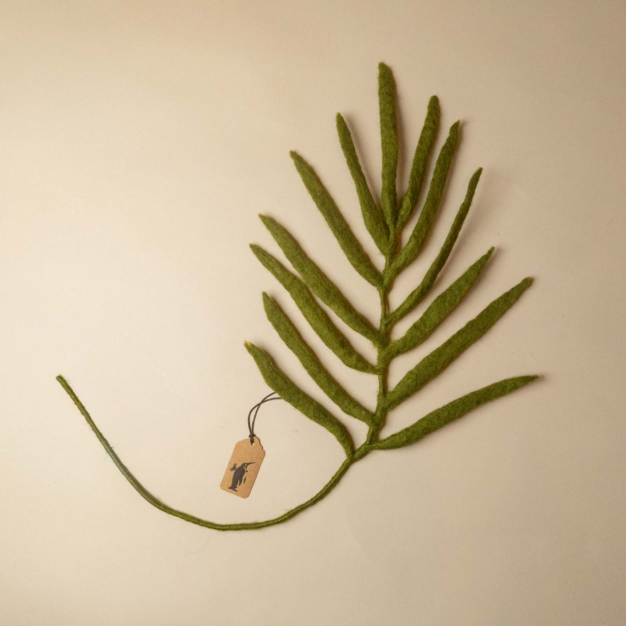 felt-palm-leaf-branch -green