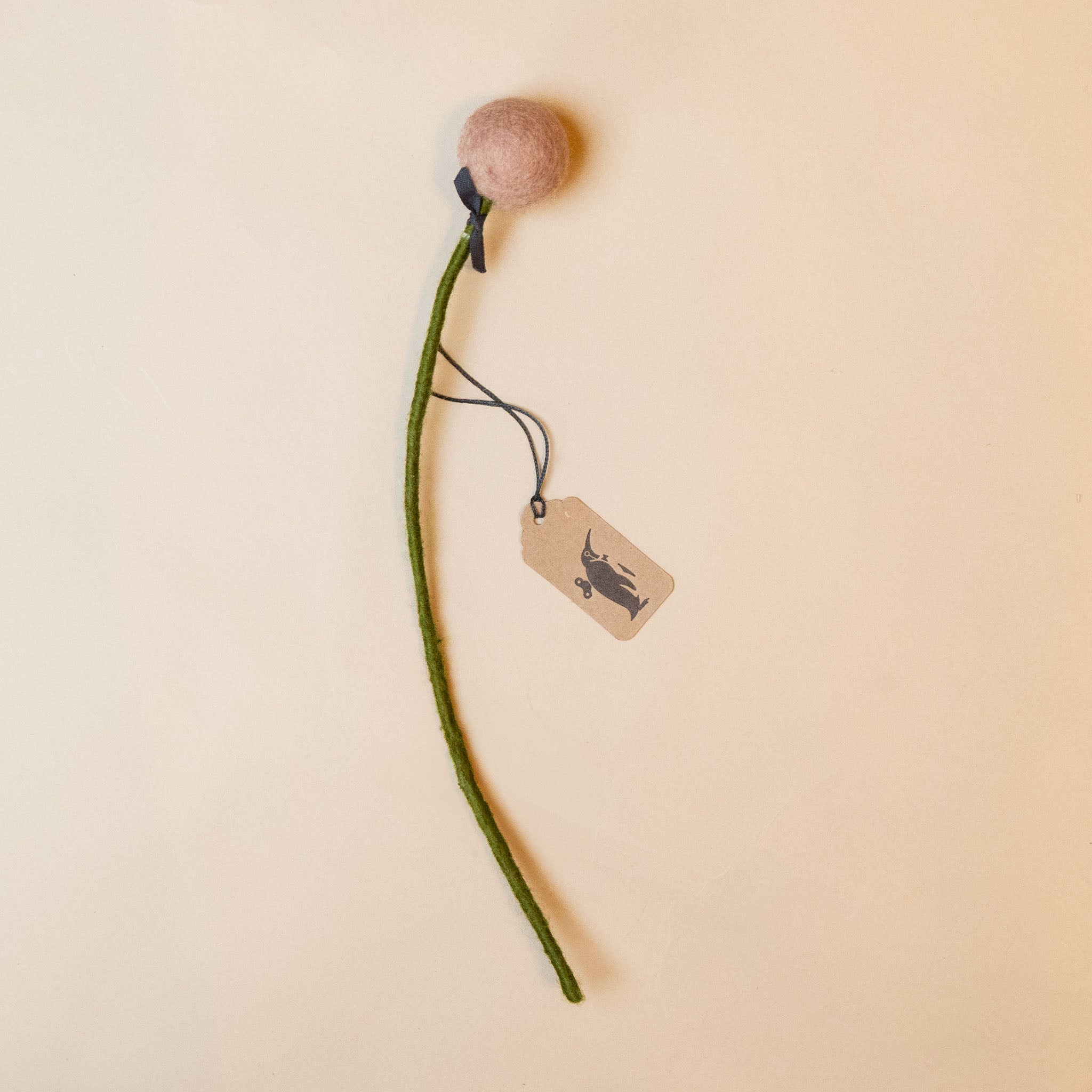 Felt Pom Flower | Blush