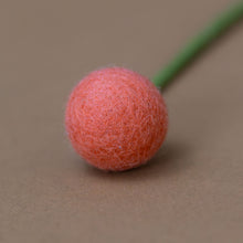 Load image into Gallery viewer, felt-pom-flower-coral-large-close-up