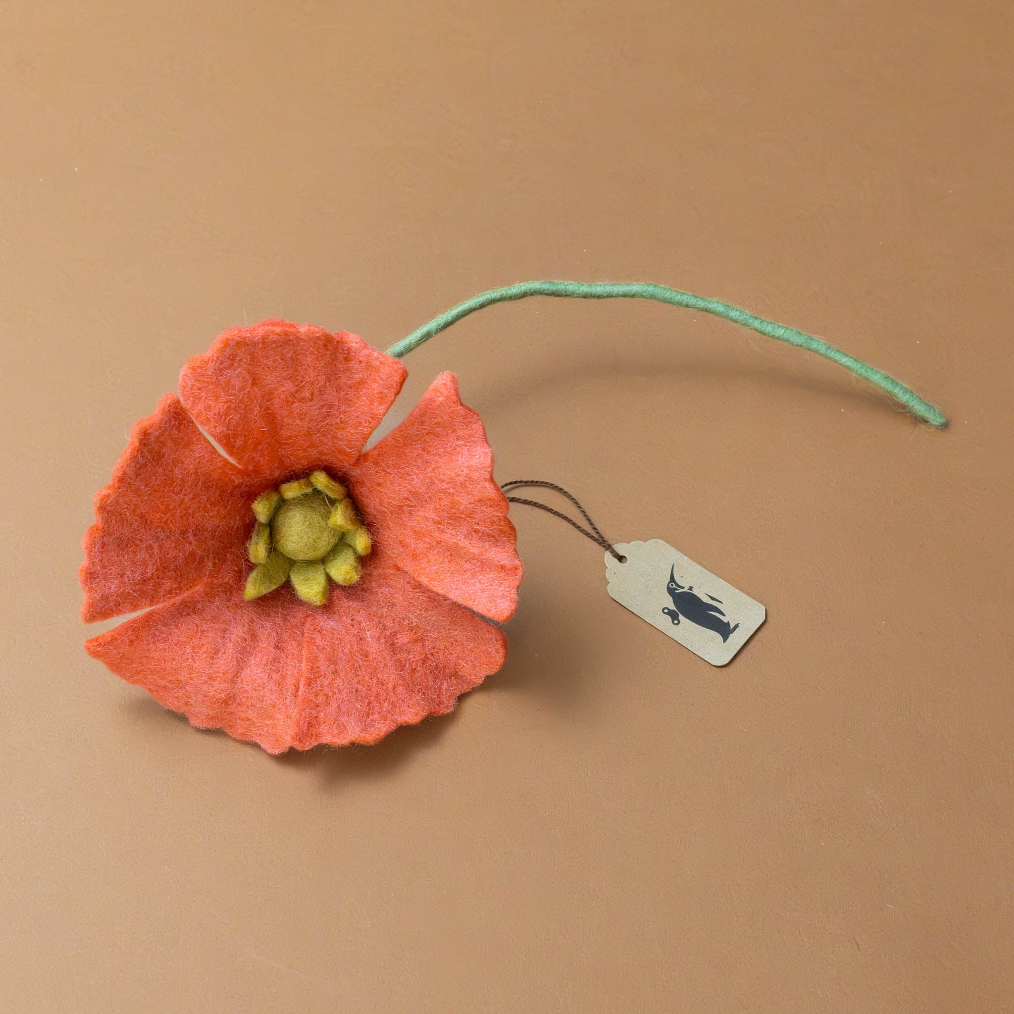 felt-poppy-flower-coral