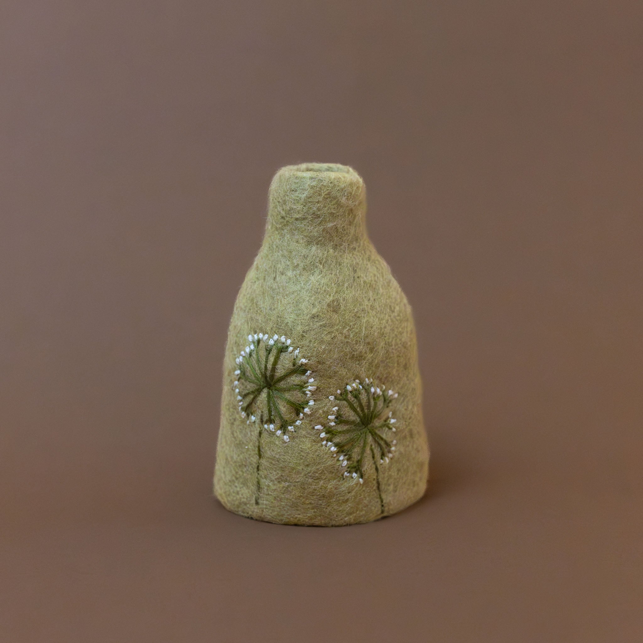 Felt Vase | Ochre Florals