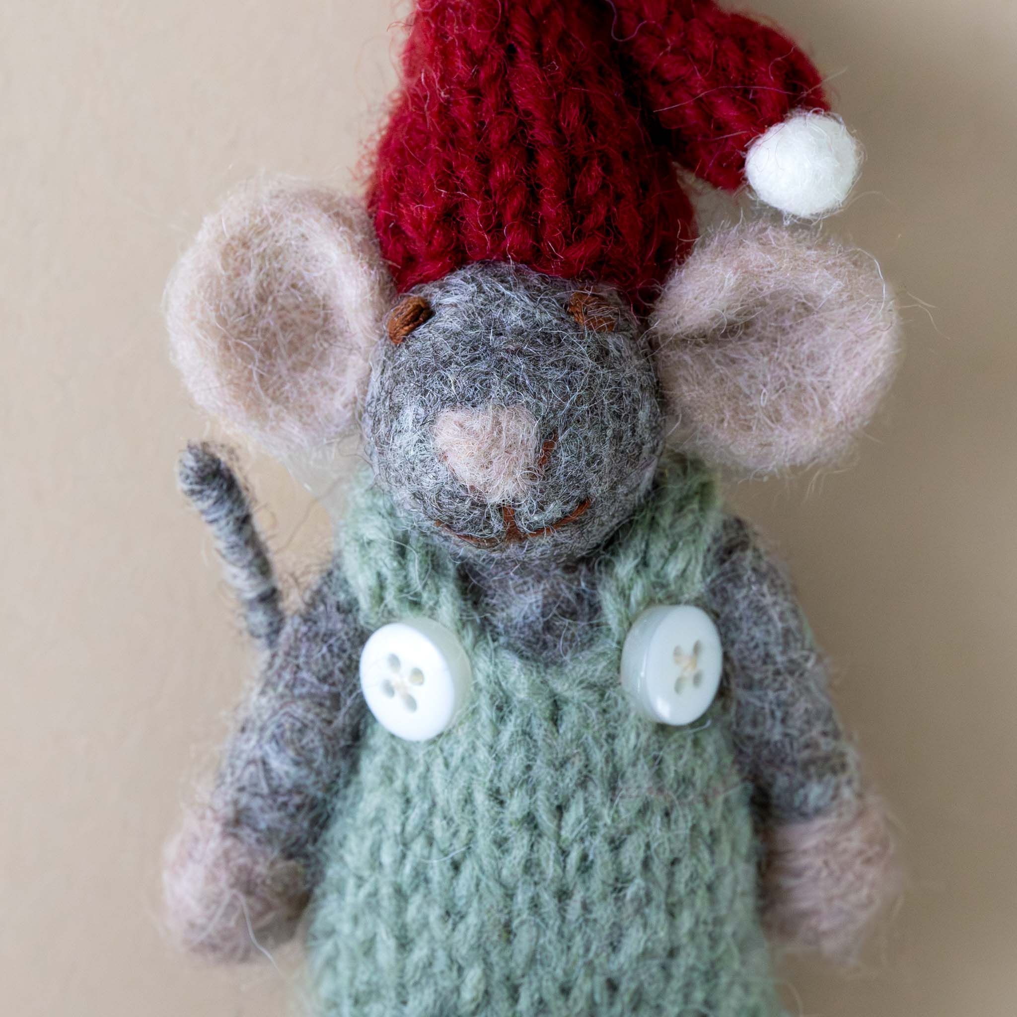 felted-grey-mouse-ornament-with-green-overalls