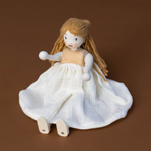Load image into Gallery viewer, ferne-wooden-doll-sitting