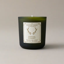 Load image into Gallery viewer, white-soy-festal-forest-candle-in-green-glass-jar