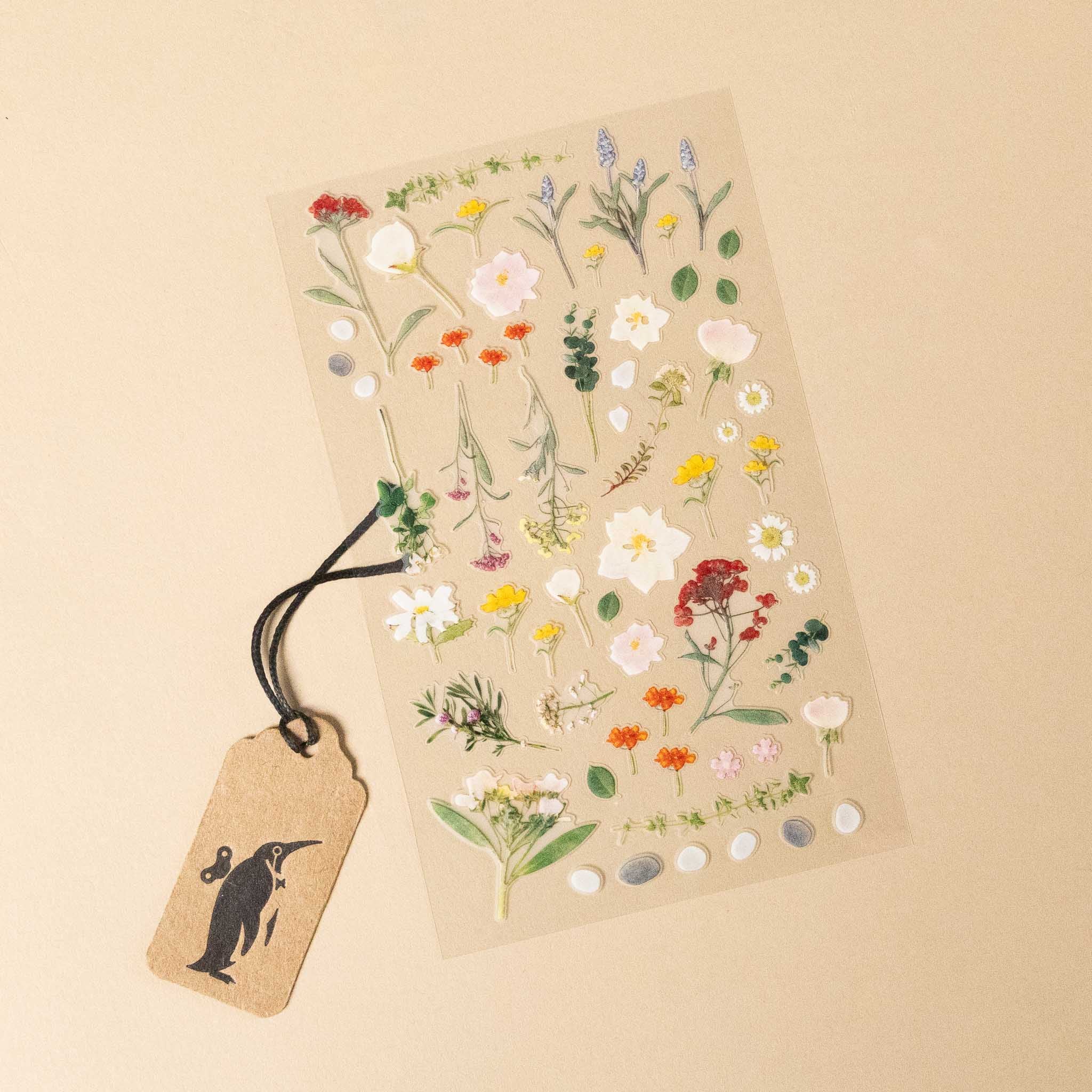 field-of-flowers-sticker-set