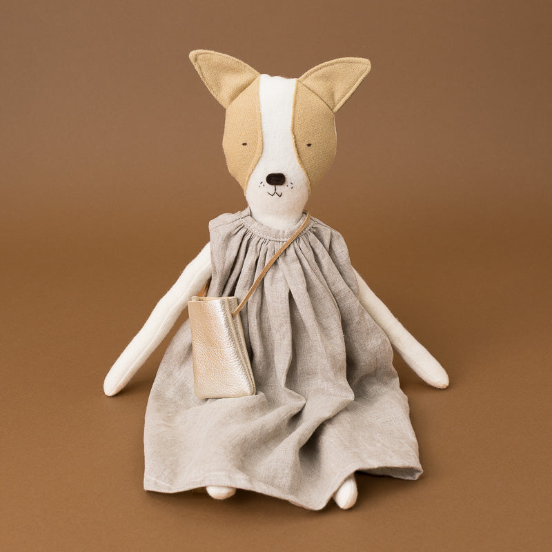 fig-the-frenchie--canyon-linen-dress-doll