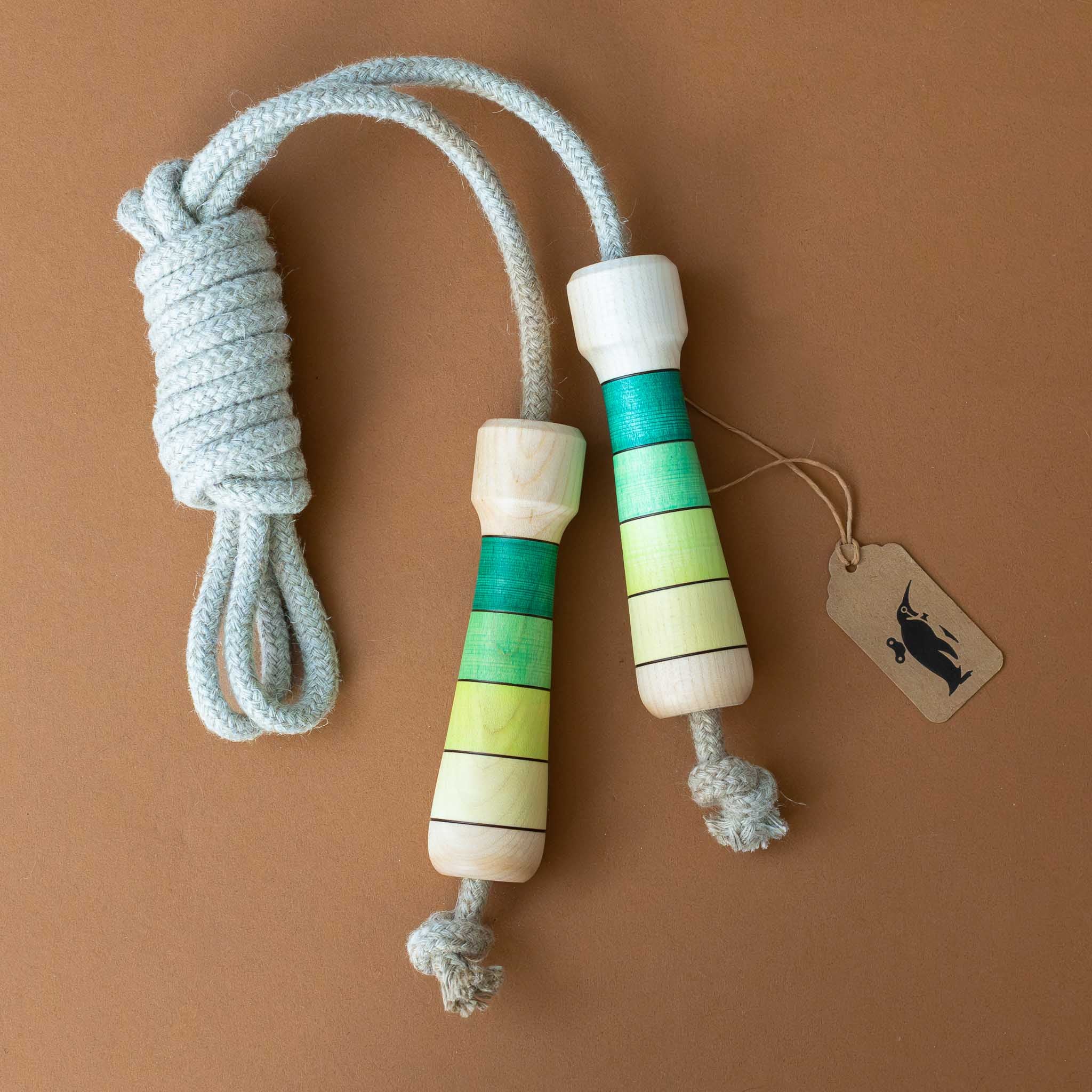 flamenco-jump-rope-with-wooden-handles-green