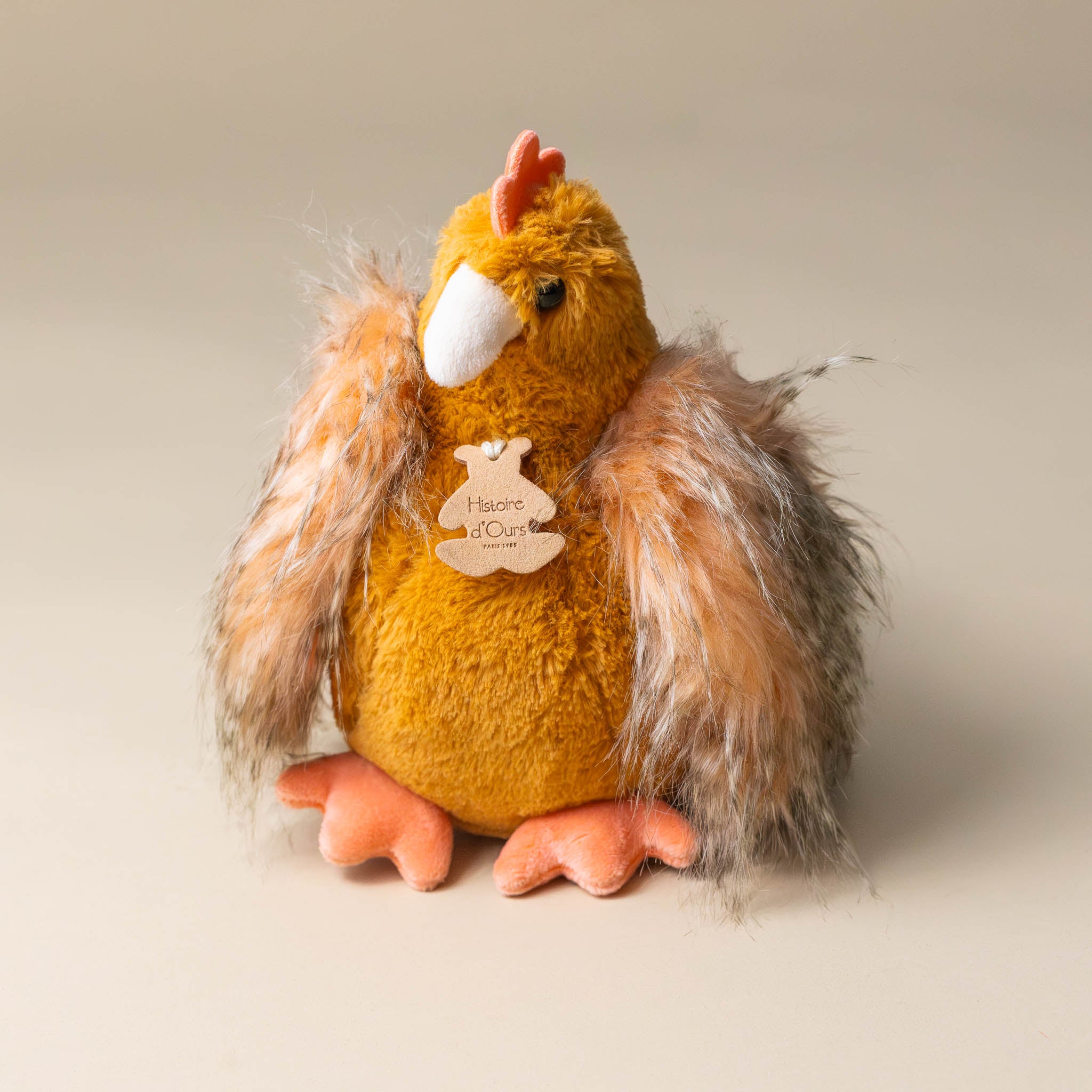 floofy-chicken-orange-stuffed-animal-front