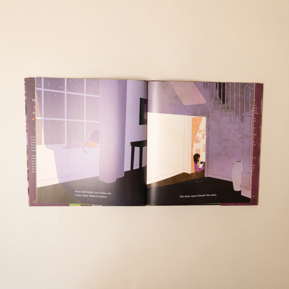 forts-book-open-page-with-child-underneath-stairs